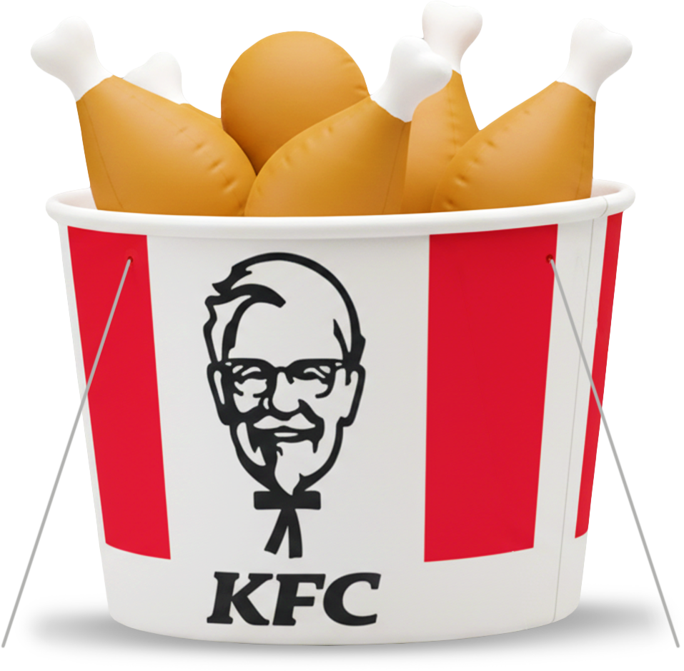 Custom inflatable figure KFC