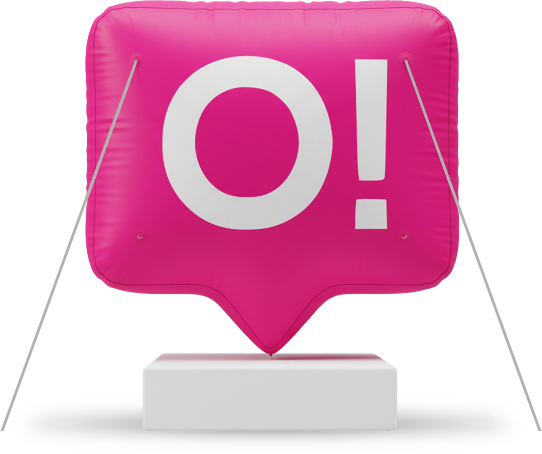 Custom inflatable figure О!