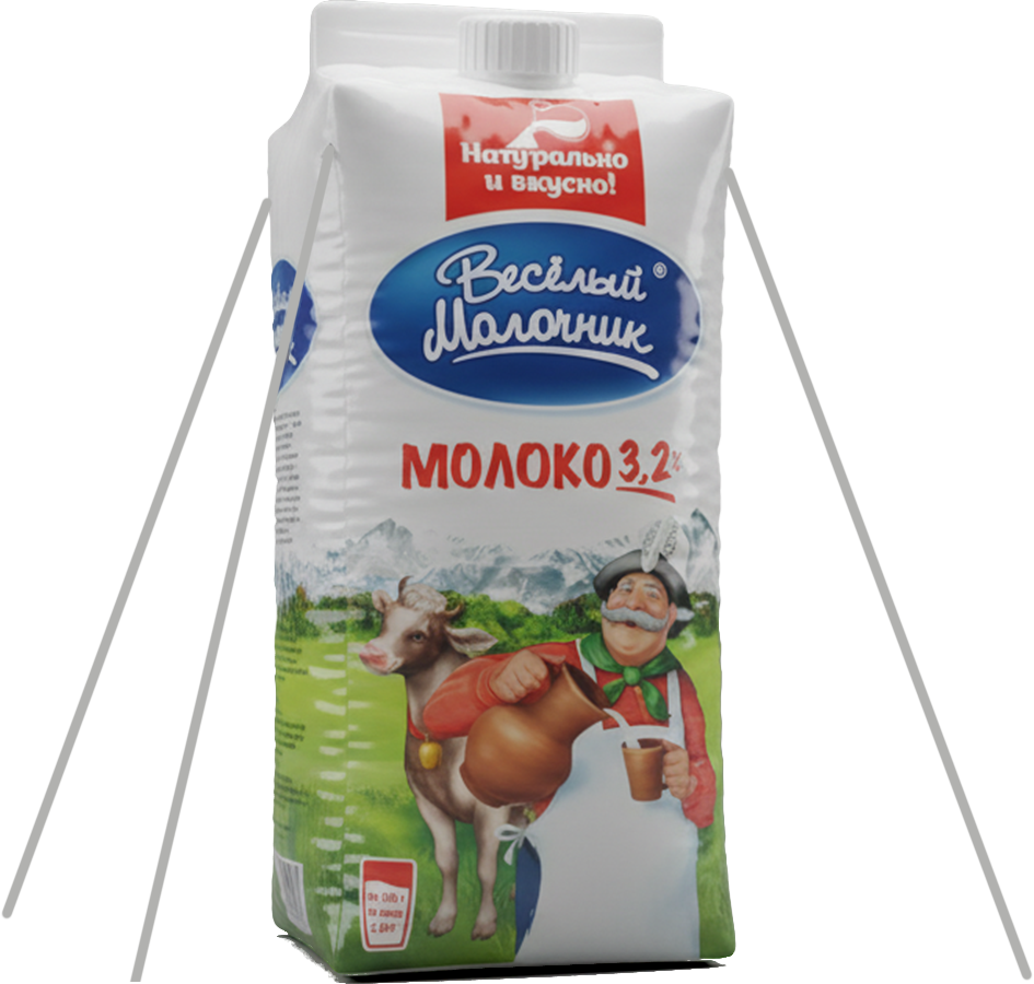 Custom inflatable figure Veselyy Molochnik